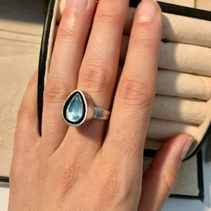 Aquamarine & Silver Ring 💙